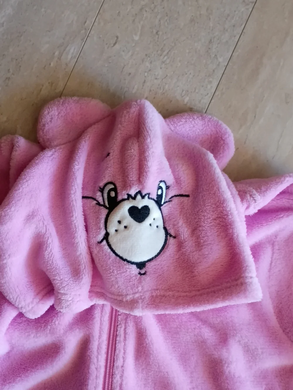 Carebears Rainbow Hooded Kids Pajamas Onesie